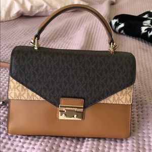 Michael kors Sloan medium logo leather satchel